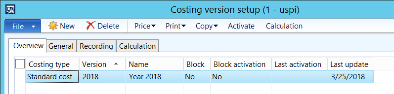 How to set up standard costing in AX 2012. Steps to follow for direct ...