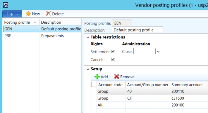vendor posting profiles