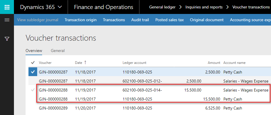 Developer Voucher Function What you should know about ledger in Dynamics 365 for Finance and ...
