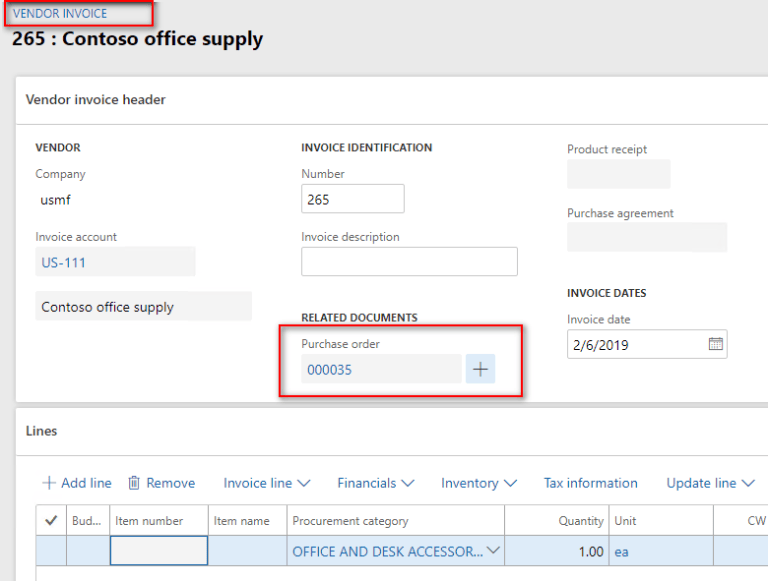 Advance payment to vendor in Dynamics 365 for Finance and Operations ...