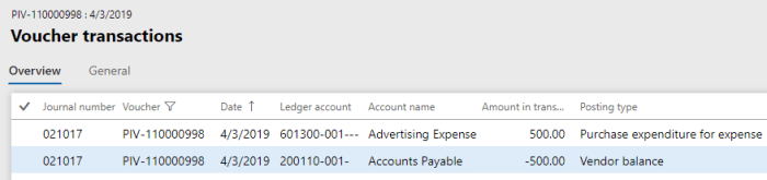 Advance payment to vendor in Dynamics 365 for Finance and Operations ...